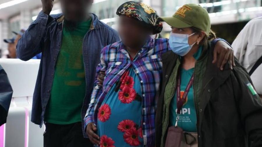 INM rescata a 246 migrante que pernoctaban fuera de Central de Autobuses del Norte