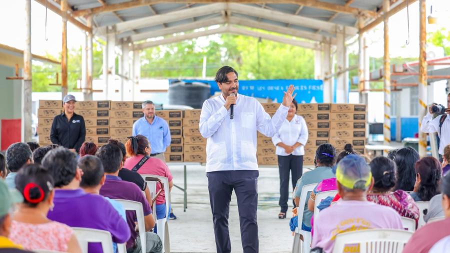 Programa emergente del Municipio aplicado en colonia Las Delicias