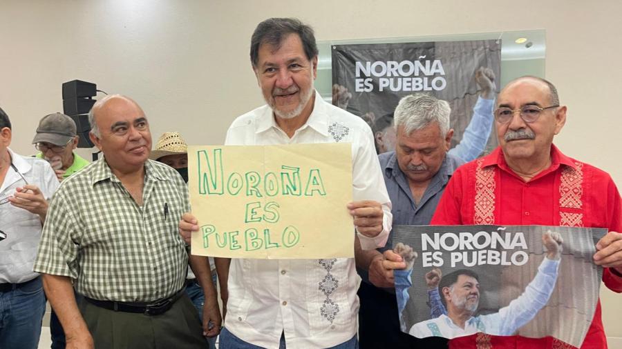 En visita a Reynosa, Noroña respalda libros de texto gratuitos