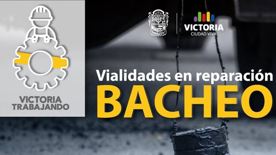 Lista de vialidades con trabajos de bacheo