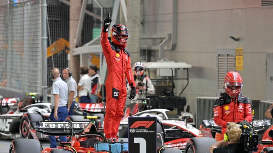 Carlos Sainz logra la "Pole" para el GP de Singapur