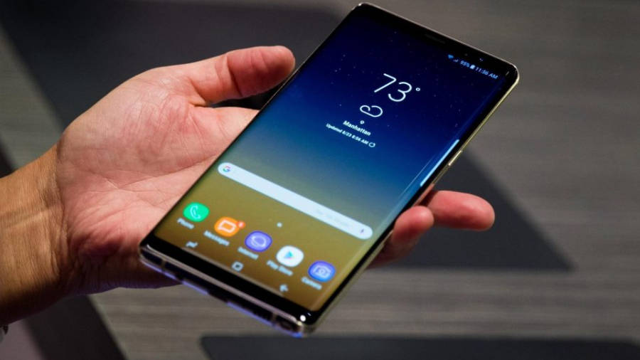 Samsung en busca de un Note 9 con lector de huellas en pantalla