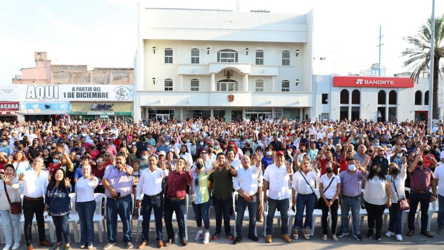 Liderazgo de Maki Ortiz impulsa apoyo a candidato a Gobernador Américo Villarreal Anaya