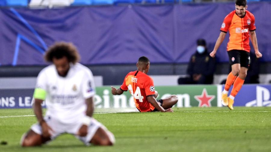 Real Madrid pierde ante el Shakhtar Donetsk en su debut en la Champions League