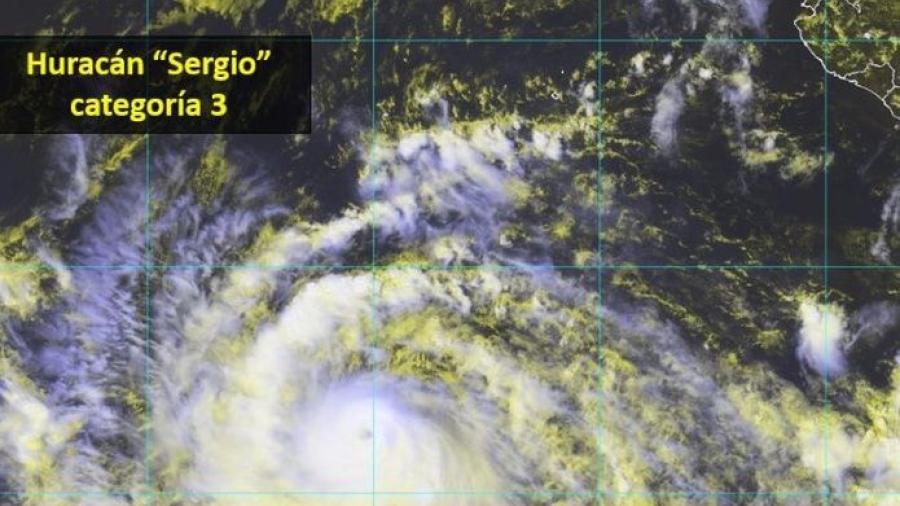“Sergio” ya es huracán categoría 4