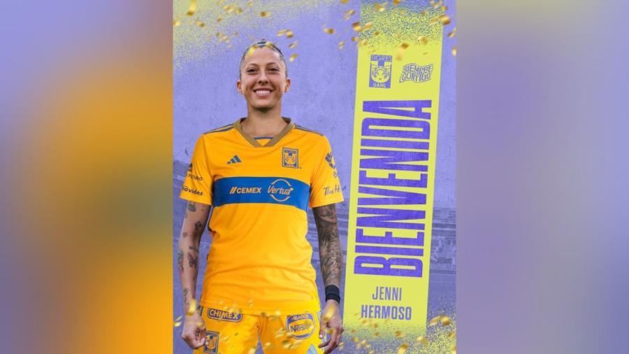 Jennifer Hermoso, nueva jugadora de Tigres Femenil