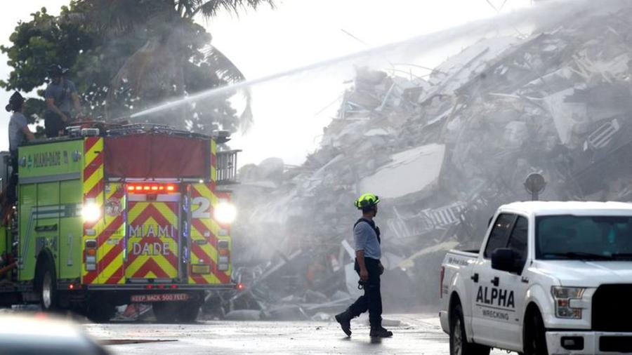 Rescatistas Israelís y Mexicanos se unen a labores de rescate de edificio en Miami
