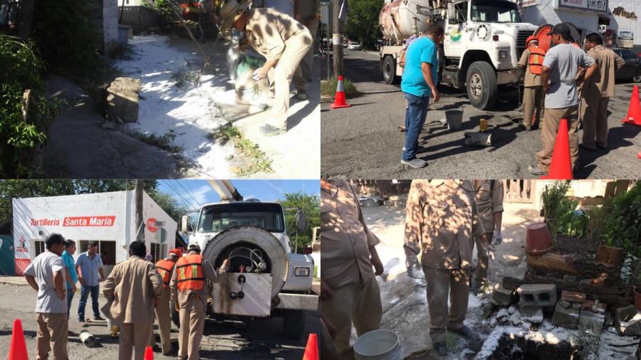 Comapa realiza trabajos de sustituci&oacute;n de drenaje