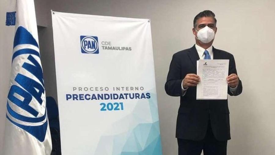 Jesús Ma. Moreno se registra por el PAN a la alcaldía de Reynosa