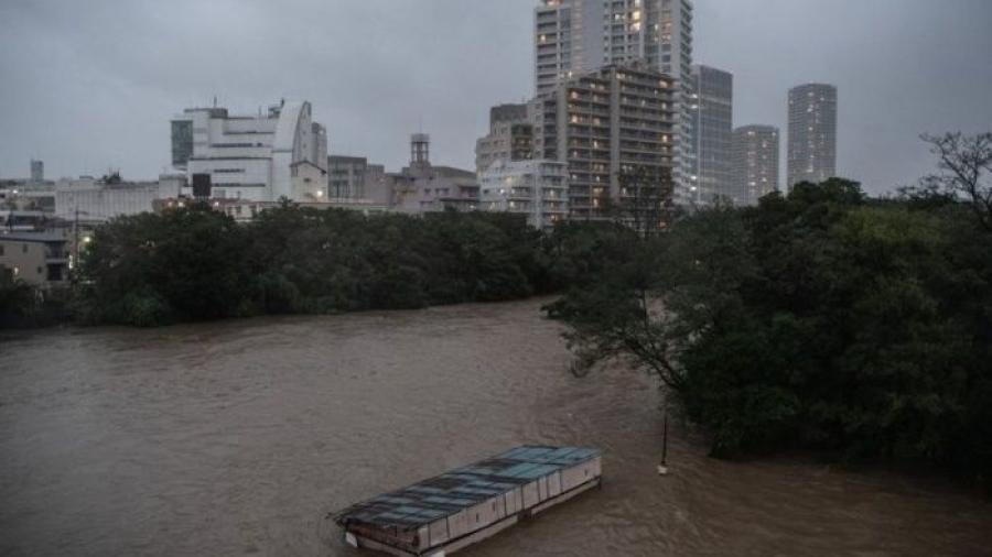 Tifón Hagibis toca tierras japonesas