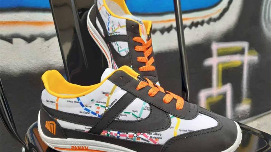 Festejan 50 años del Metro con modelo especial de tenis