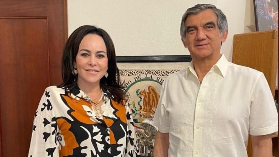 Se reúne Carmen Lilia Canturosas con Américo Villarreal para nuevos proyectos en Nuevo Laredo