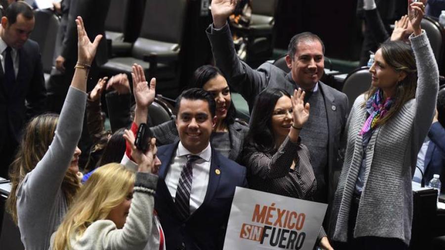 Diputados aprueban reforma para eliminar el fuero
