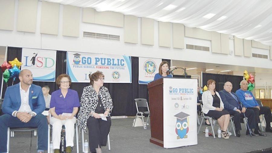 Go Public destaca servicios de las escuelas públicas en Laredo