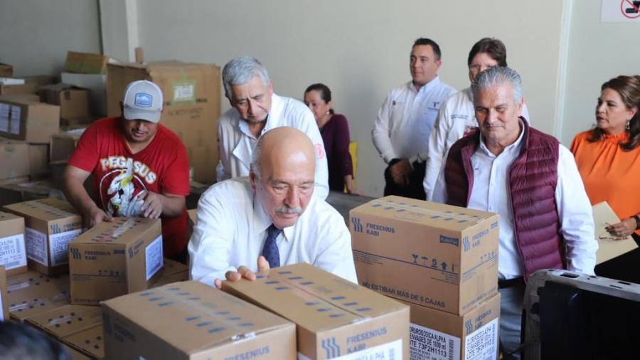 Inicia gobierno de Tamaulipas entrega de medicamentos a hospitales y jurisdicciones