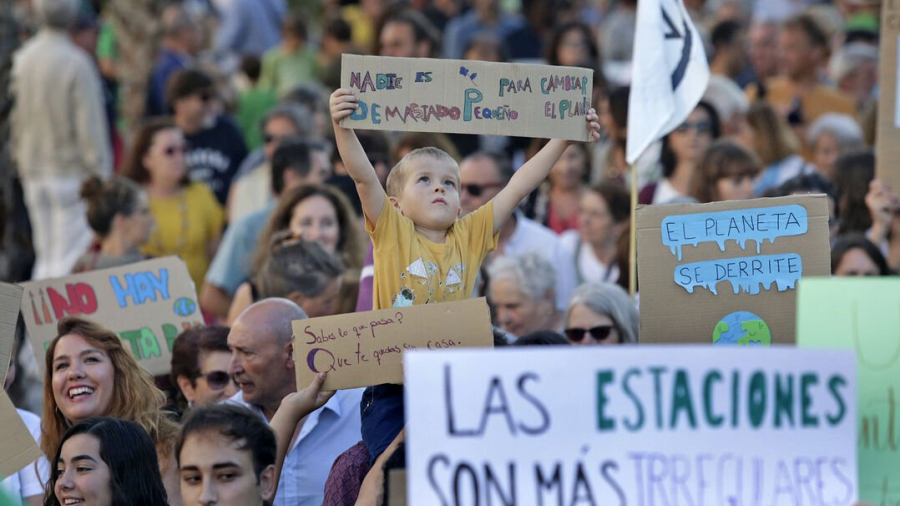 Millones marchan en el mundo por el cambio climático