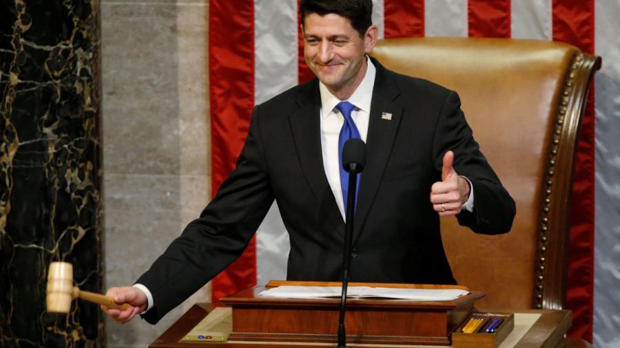 Reeligen a Paul Ryan como presidente de la Cámara de Representantes