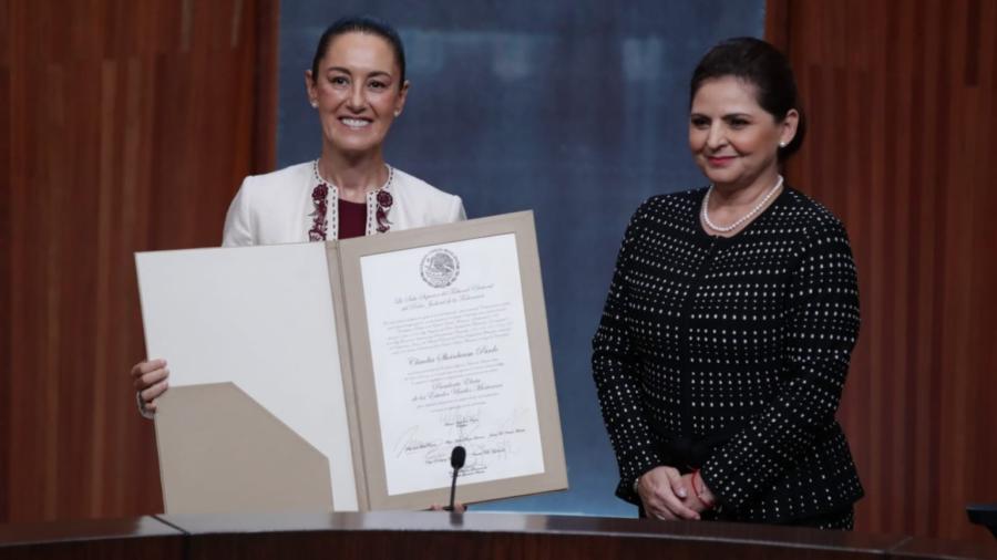 Claudia Sheibaum recibe constancia de mayoría del TEPJF como Presidenta electa de México