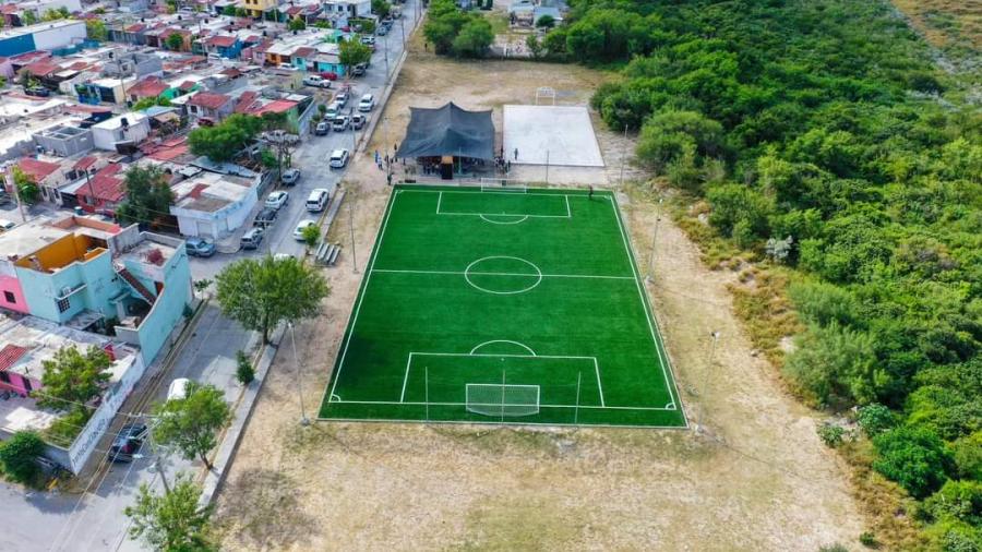 Inauguró Carlos Peña Ortiz Canchas de Usos Múltiples en La Cima por más de 2.6 MDP