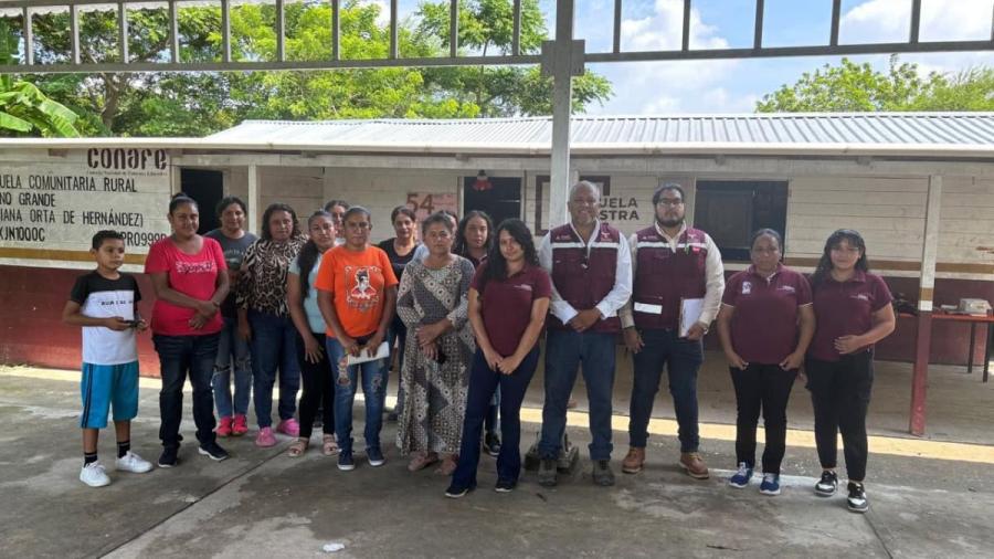Colabora ITIFE en escuela rural de Altamira beneficiada con el programa “La Escuela es Nuestra”