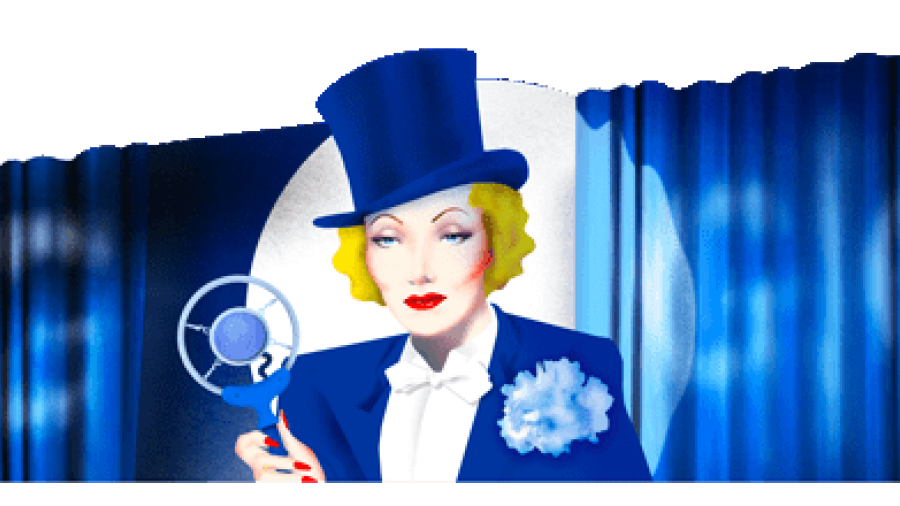 Marlene Dietrich, la 'femme fatale' protagonista del doodle de Google