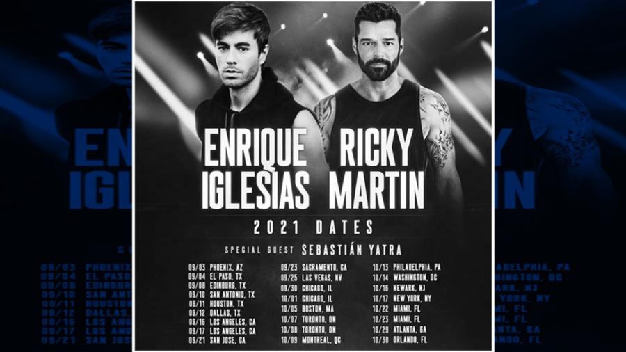 Gira de Enrique Iglesias y Ricky Martin es aplazada hasta el 2021