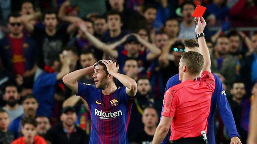 Sergi Roberto sancionado con cuatro partidos 