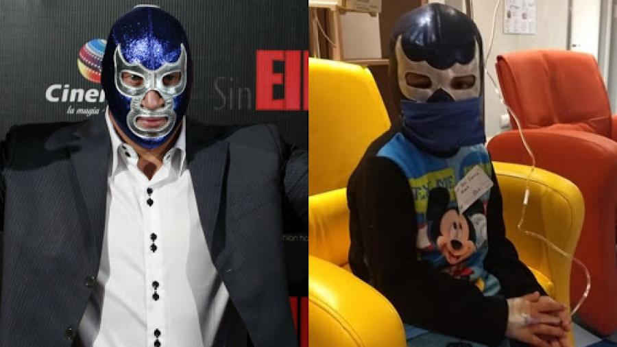 Blue Demon Jr. ayudará a niño con Leucemia