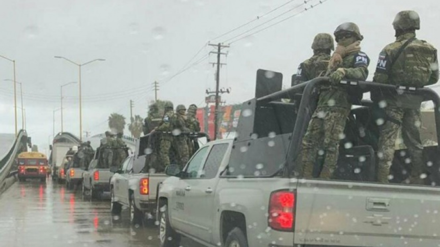 Militares llegan a Tijuana