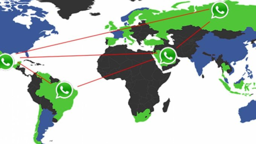 El top de los países en el mundo que utilizan más WhatsApp