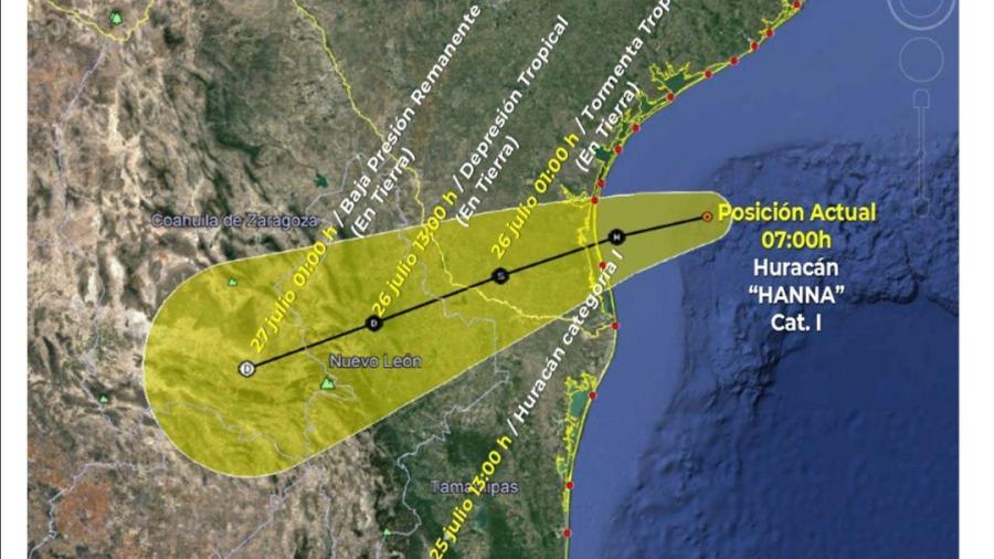 Coordina Municipio acciones por aproximación de Huracán "Hanna"