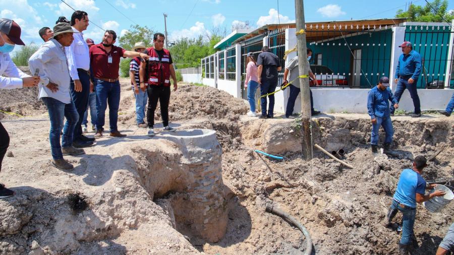 Supervisó Carlos Peña Ortiz obra de COMAPA para mejorar suministro de agua potable 