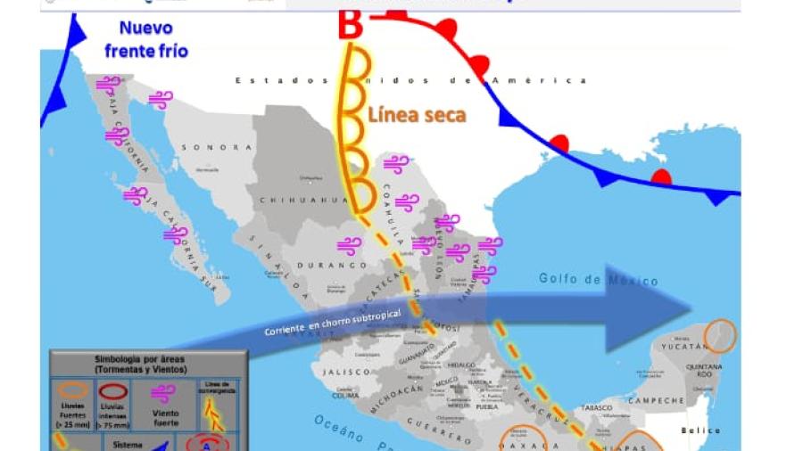 Pronostican lluvias para esta ciudad