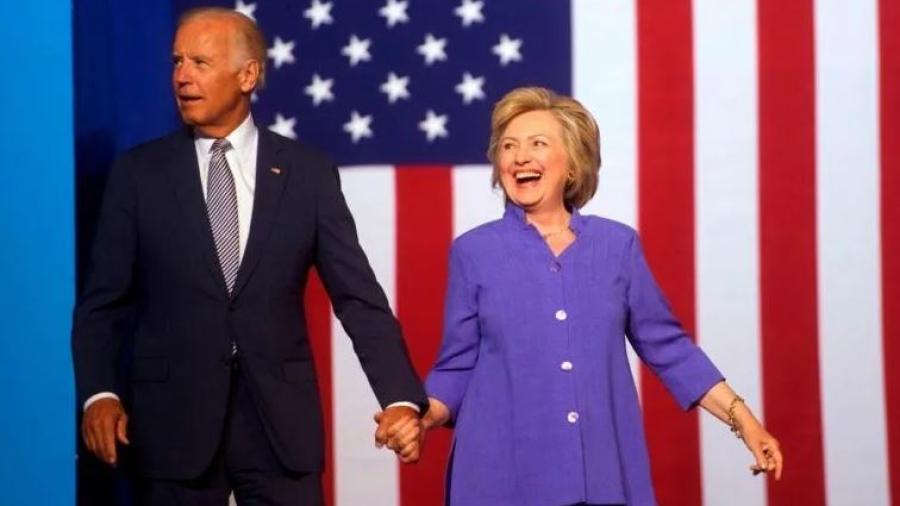 Hilary Clinton expresa su apoyo a Joe Biden