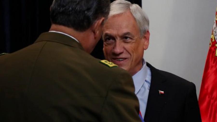 Acepta Piñera renuncia de jefe policial 