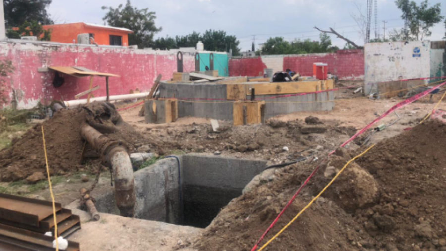 Supervisan obra de cárcamo 6 en Módulo 2000