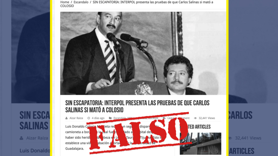 Desmienten pruebas de Interpol contra Salinas en caso Colosio