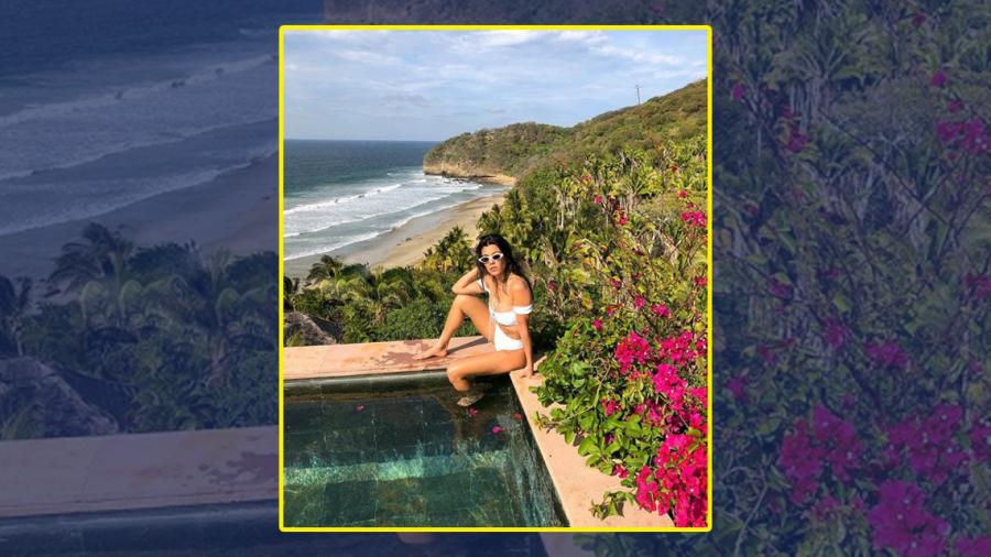 Kourtney disfuta de las playas mexicanas