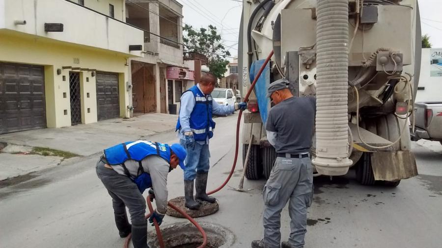 Limpieza, sondeo y acciones en Paseo de la Cañada
