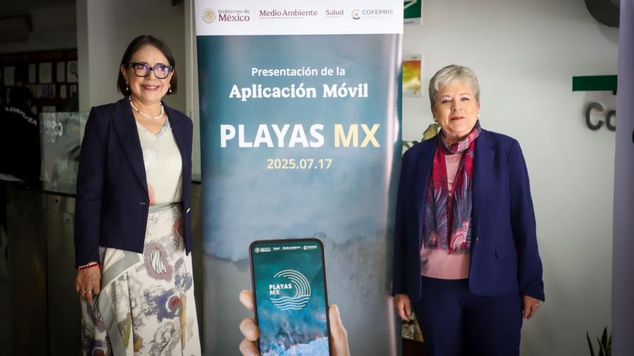 Lanzan aplicación “Playas Mx” para consultar calidad del agua en playas mexicanas