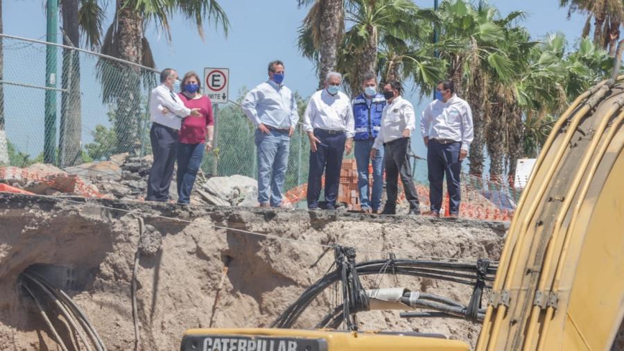 En un mes reabrir&aacute;n calle cerrada por socav&oacute;n en Nuevo Laredo