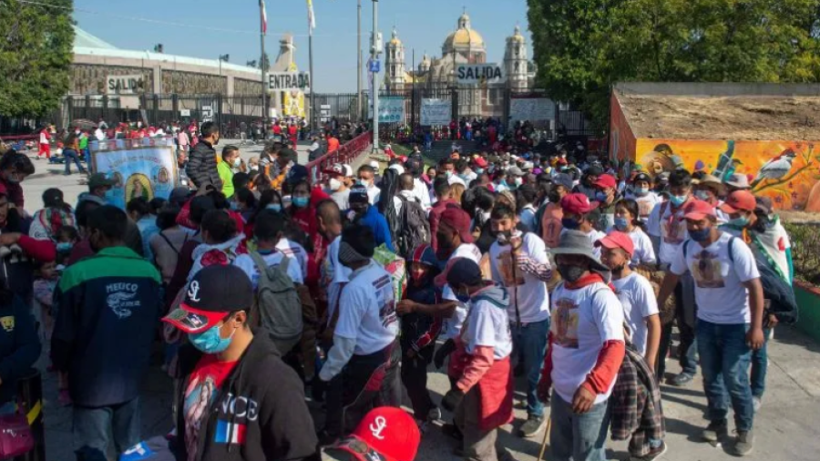 Pese a pandemia, más de un millón de peregrinos visitan la Basílica de Guadalupe 