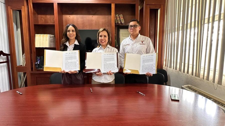 Firma ITACE convenios con Gobierno de Matamoros y Universidad Tecnológica