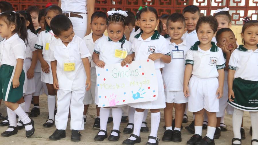 Entrega gobierno de Tampico techumbre en el jard&iacute;n de ni&ntilde;os &ldquo;Benito Ju&aacute;rez&rdquo;