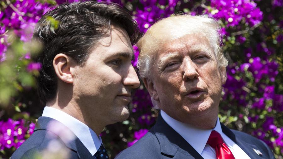 Trump trolea de nuevo a Trudeau al llamarlo “gobernador del gran estado de Canadá”