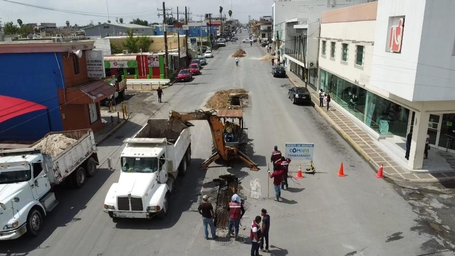 Anuncia COMAPA cierre de calle Herón Ramírez por reparación 