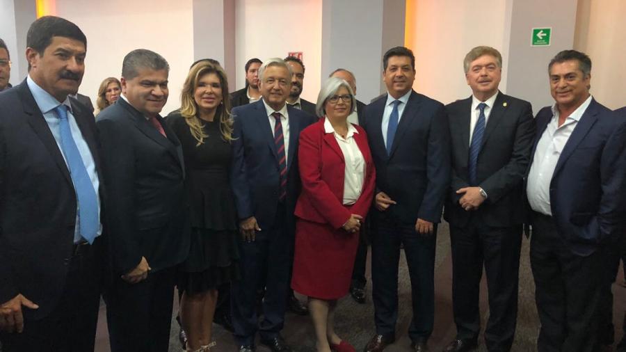 AMLO se re&uacute;ne con gobernadores para definir la Zona Libre