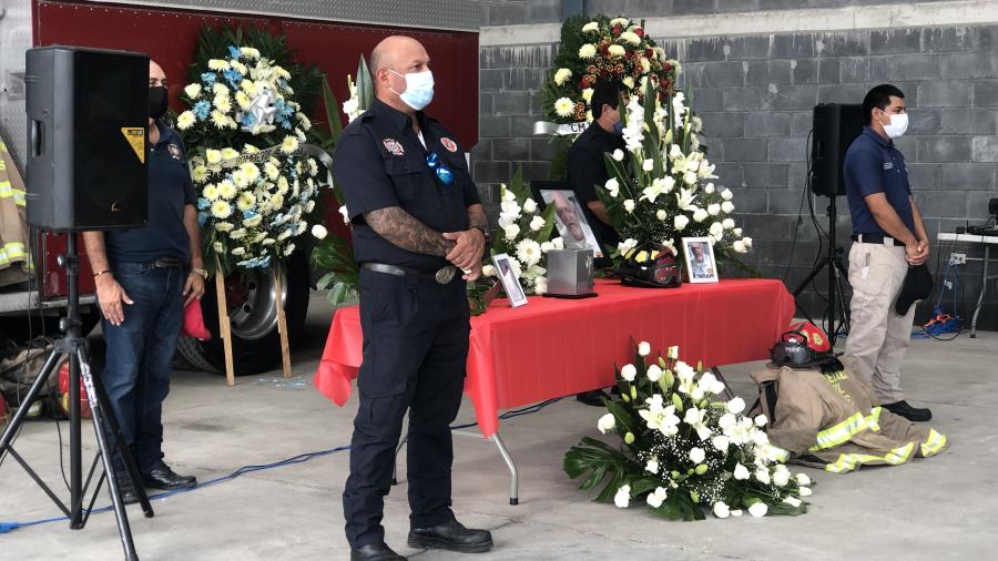 Rinden guardia de honor a comandante fallecido en PCyB
