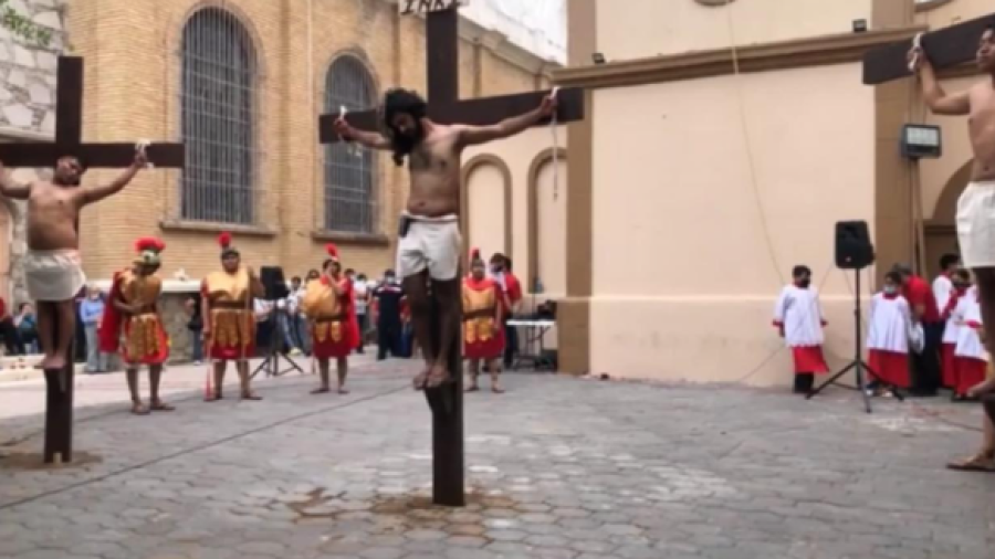 Viven reynosenses Pasión de Cristo
