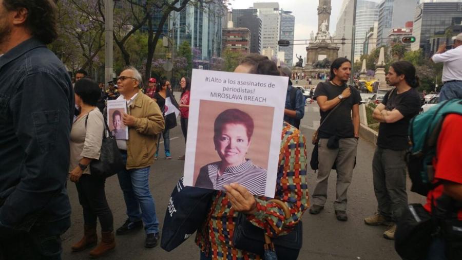 Ciudadanos piden justicia por periodistas asesinados 